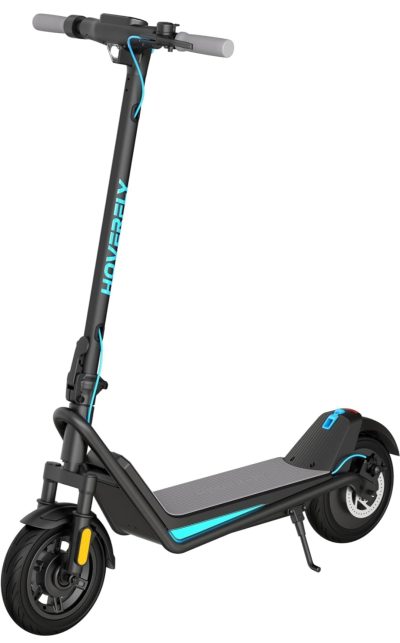 Hoverfly X3/X5 Electric Scooter for Adults, 18/25 Mile Range, 20Mph Top Speed, 500W Motor, 10'' Solid Tire, with Double Suppression Electric Code Lock Walk Assist Mode, Foldable Commuting E Scooter